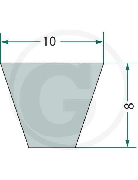 Klínový remeň AVX 1262x10mm